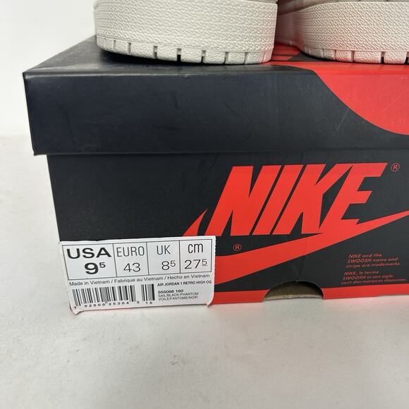 Nike Air Jordan 1 Retro High OG “Phantom Gym Red” - Picture 5 of 6